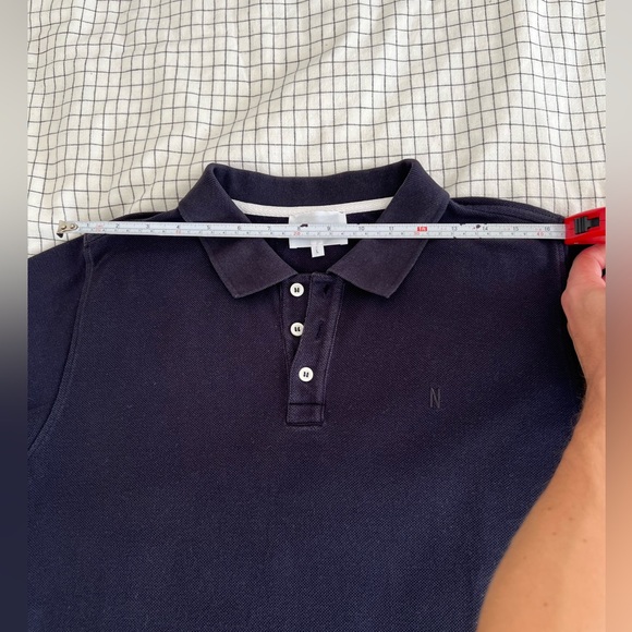 Norse Projects - Theis Pique - Navy Blue - Large - Picture 8 of 10